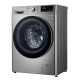 LG Стирально-сушильная машина фронтальная, 8.5(5)кг, 1200, A, 47см, дисплей, пар, инвертор, серебристый (F2V5GG9T)