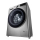 LG Стирально-сушильная машина фронтальная, 8.5(5)кг, 1200, A, 47см, дисплей, пар, инвертор, серебристый (F2V5GG9T)