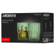 ARDESTO Low glasses set, 300ml, 2pcs, glass, green (AR2630SGR)
