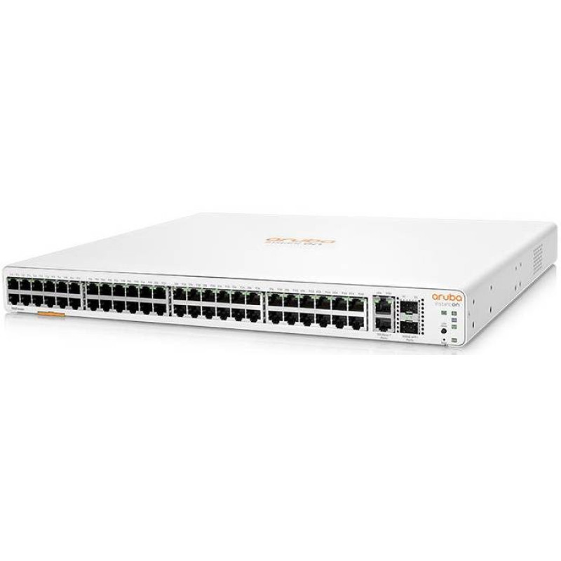 HPE Aruba Switch Instant On 1960 48xGE, 2хSFP+10GE, 2х10GBASE-T ports, LT Warranty (JL808A)