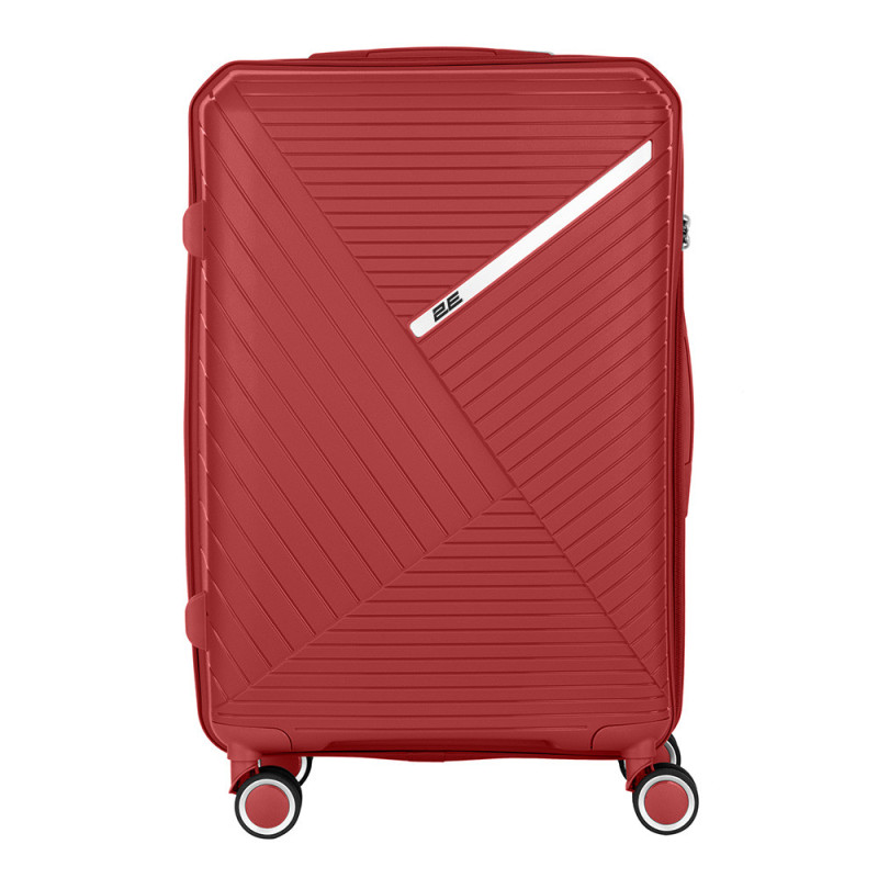 2E PP TROLLEY LUGGAGE SET 3IN1 SIGMA, RED (2E-SPPS-SET3-RD)