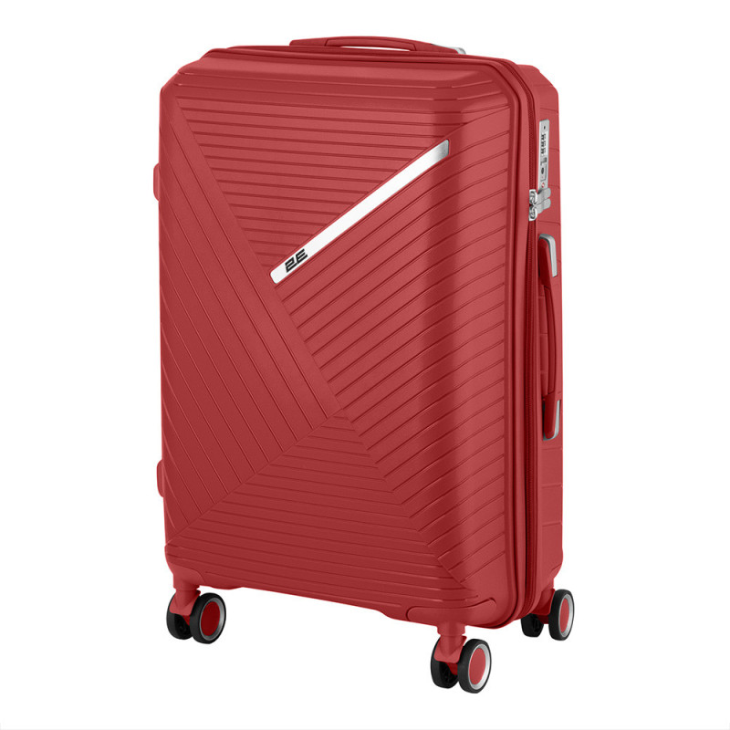 2E PP TROLLEY LUGGAGE SET 3IN1 SIGMA, RED (2E-SPPS-SET3-RD)