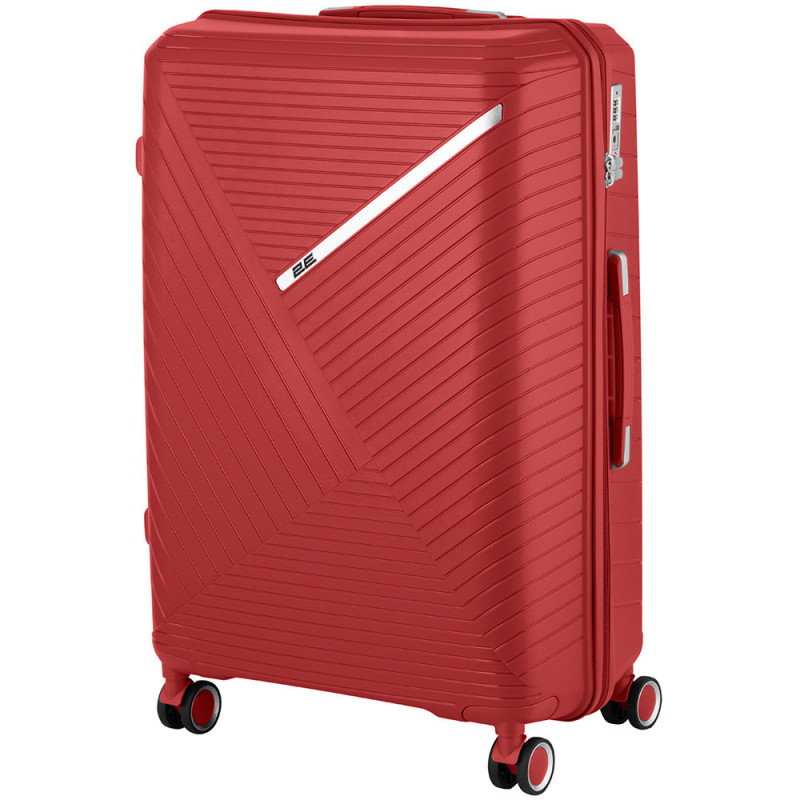 2E PP TROLLEY LUGGAGE SET 3IN1 SIGMA, RED (2E-SPPS-SET3-RD)