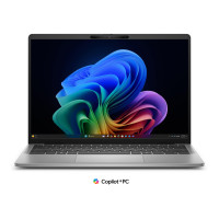 Dell Ноутбук Latitude 7455 14" QHD+ IPS Touch, Snapdragon X Elite X1E-80-100, 32GB, F1TB, Qualcomm Adreno, Win11P, серый (N098L745513UA_W11P)