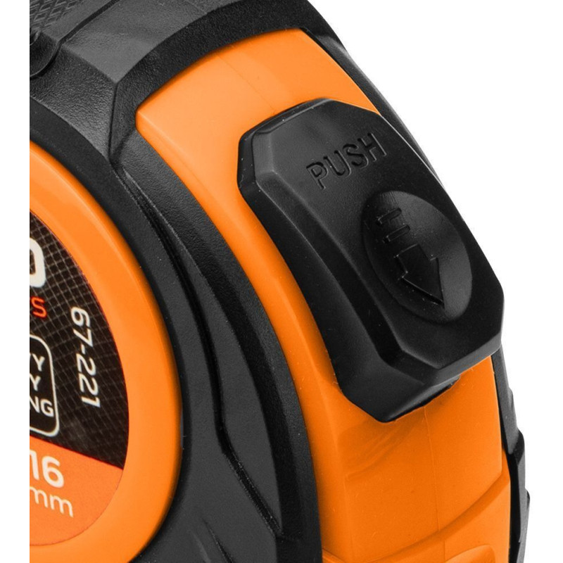 Neo Tools tape measure, 3mx16mm, with winding lock (67-221)