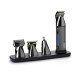 BaByliss Набор для стрижки Super-X Metal Black Edition для головы, усов, бороды,носа и тела, акум., насадок-15, сумка для хранения, подставка, сталь, черный (MT991E)