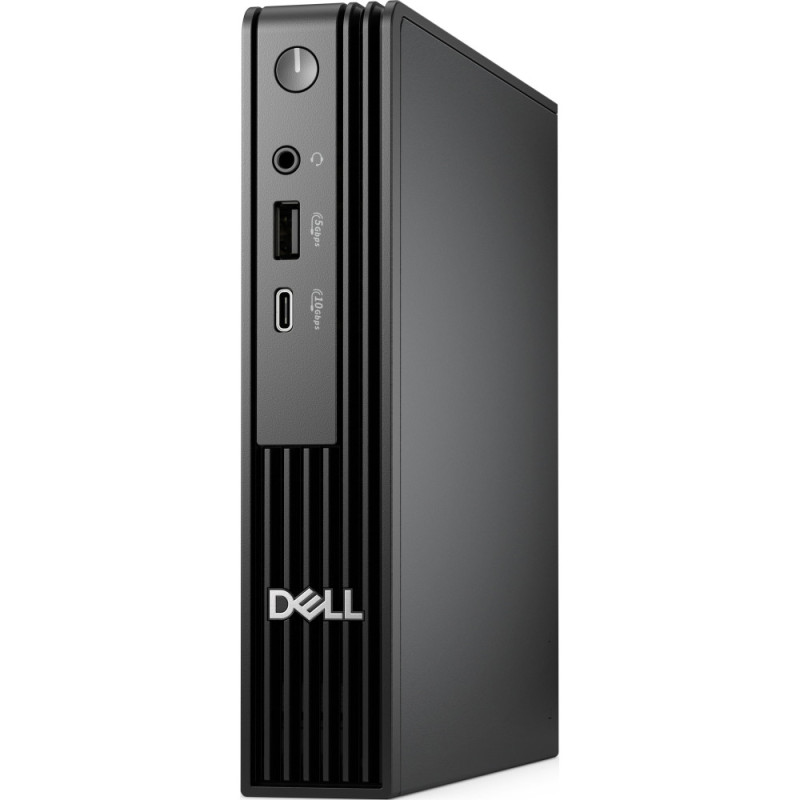 Dell Комп'ютер персональний неттоп Pro Micro, Intel i3-14100T, 16GB, F512GB, UMA, WiFi, кл+м, Win11P (BTO003_QCM1250)
