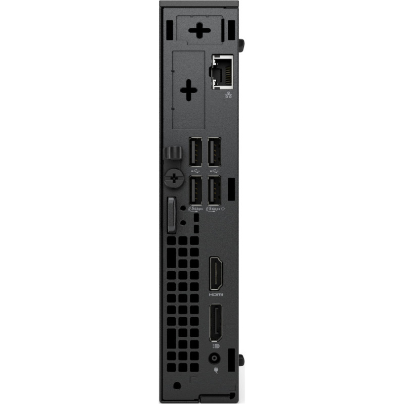Dell Комп'ютер персональний неттоп Pro Micro, Intel i3-14100T, 16GB, F512GB, UMA, WiFi, кл+м, Win11P (BTO003_QCM1250)