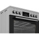 Beko Cooker Beko electrical glass-ceramic, 66L, 60x60cm, display, convection, inox (FBE67310GX)
