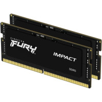 Kingston Пам'ять ноутбука Kingston DDR5 32GB KIT (16GBx2) 6000 FURY Impact XMP (KF560S38IBK2-32)