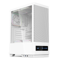 2E Gaming Корпус 2E GAMING Iconic DS V8202W без БП, 1xUSB3.0, 1х USB 2.0, 1xUSB Type-C, 3x120мм ARGB, VGA 330мм, LCS ready, контроллер з пультом, дисплей, TG Side Panel, ATX, белый (2E-V8202W)