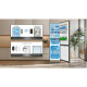 TCL ref with bottom freezer, 201x60x68, ref-314l, freez.-142l, 2doors, E, NF, inv, display ext, fresh zone, variable zone, inox (RP456BIE0BA)