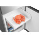 TCL ref with bottom freezer, 201x60x68, ref-314l, freez.-142l, 2doors, E, NF, inv, display ext, fresh zone, variable zone, inox (RP456BIE0BA)