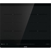Gorenje Варильна поверхня індукційна, 60см, SliderTouch, IQ, поєднання конфорок, чорний (IS646BG)