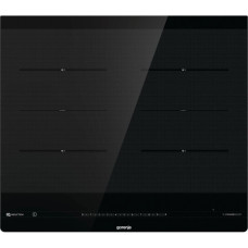 Gorenje Варильна поверхня індукційна, 60см, SliderTouch, IQ, поєднання конфорок, чорний (IS646BG)
