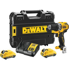 DeWALT Дриль-шурупокрут безщітковий XR Li-Ion 12В акб 2х2А·год 57.5Нм 425-1500об/хв патрон 10мм ЗП кейс 1.1кг (DCD701D2)