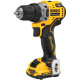 DeWALT Дриль-шурупокрут безщітковий XR Li-Ion 12В акб 2х2А·год 57.5Нм 425-1500об/хв патрон 10мм ЗП кейс 1.1кг (DCD701D2)