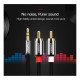 Кабель мультимедийный 3.5mm M to 2xRCA M 5.0m AV116 black Ugreen (10591)