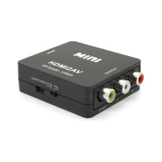 Переходник HDMI F to 3xRCA F AV 720P/1080P black Voltronic (YT-CM-HDMI/AV-B)