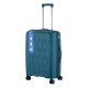 2E 2E Suitcase set 3in1, M7979, polypropylene, (L+M+S), lock (not TSA), anti theft zipper, 4 wheels, light blue (2E-PP-M7979-SET3-LB)