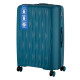 2E 2E Suitcase set 3in1, M7979, polypropylene, (L+M+S), lock (not TSA), anti theft zipper, 4 wheels, light blue (2E-PP-M7979-SET3-LB)