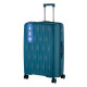 2E 2E Suitcase set 3in1, M7979, polypropylene, (L+M+S), lock (not TSA), anti theft zipper, 4 wheels, light blue (2E-PP-M7979-SET3-LB)