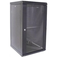 Шкаф настенный Hypernet 18U 19" 600x450 (WMNC-18U-FLAT-BLACK)