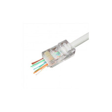 Коннектор RJ45 cat.5e UTP 8P8C (сквозное отв., позолоч. конт.) 50 шт Cablexpert (LC-PTU-01/50)
