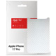Пленка защитная Armorstandart Back panel Carbone Apple iPhone 17 Pro Silver (ARM86196)