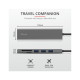 Концентратор Trust HALYX FAST 3USB+CARD READER USB-C ALUMINIUM (24191_TRUST)