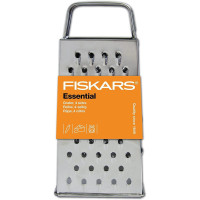 Fiskars Grater 4 sides, Essential, 23cm, stainless steel (1023798)