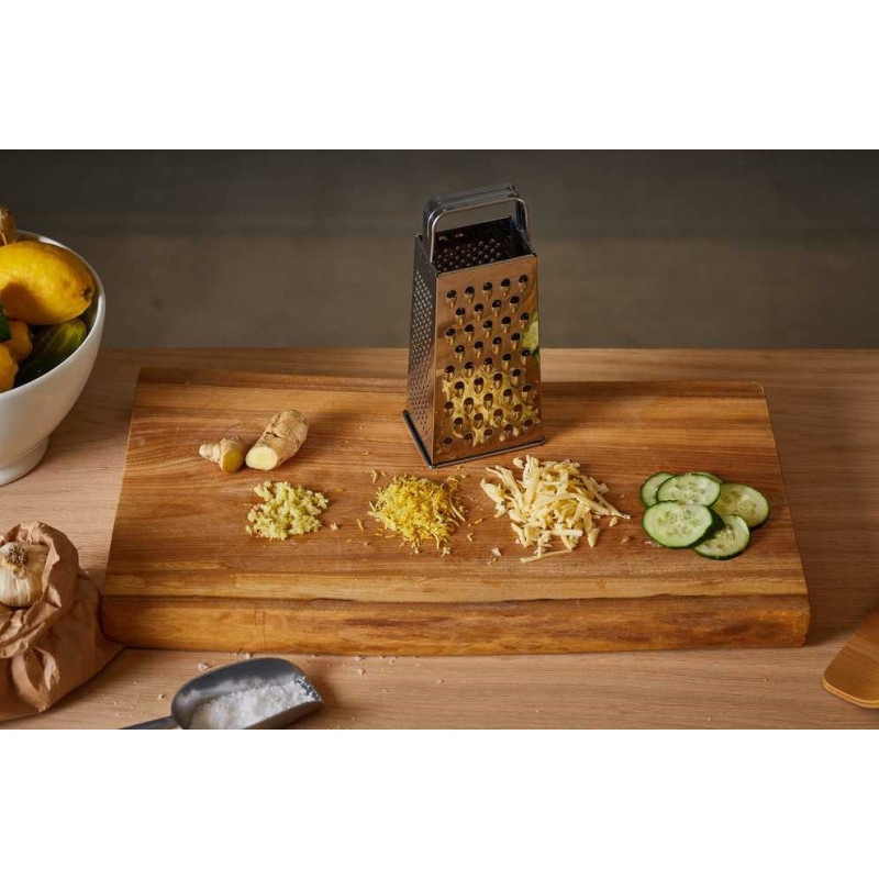 Fiskars Grater 4 sides, Essential, 23cm, stainless steel (1023798)
