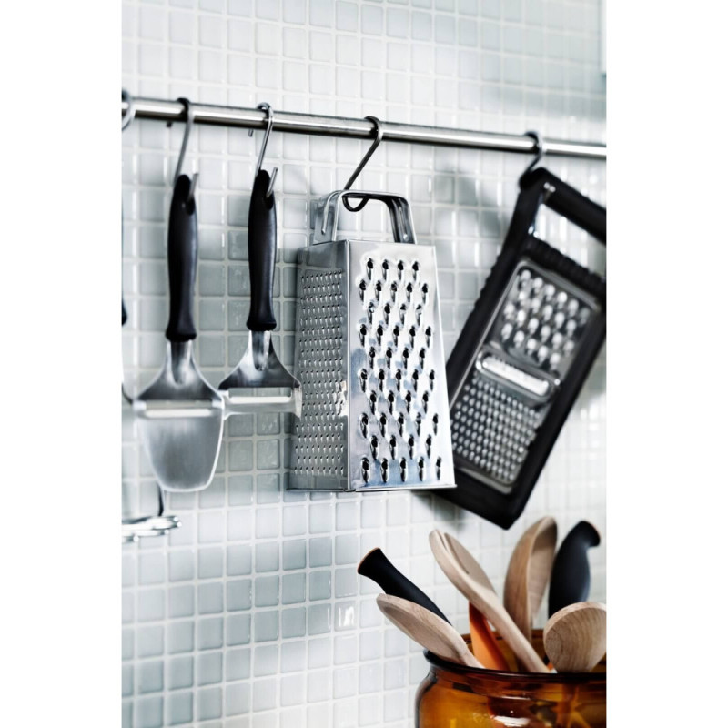 Fiskars Grater 4 sides, Essential, 23cm, stainless steel (1023798)