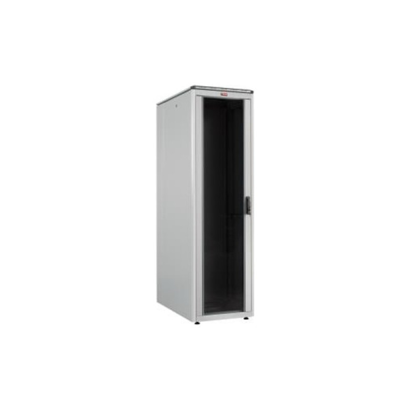 Шкаф напольный Lande DYNAmic Series 42U 600x1000, двери перф. 80%, RAL7035, Light Grey (LN-FS42U6010-LG-SSAA-E)