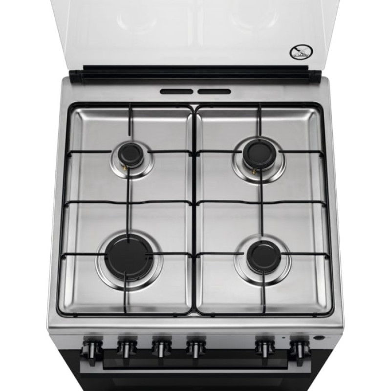 Electrolux Плита газовая, 59л, 60x60см, нерж (LKG604012X)