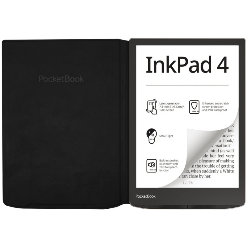 PocketBook cover 743 Flip series, Black (HN-FP-PU-743G-RB-CIS)