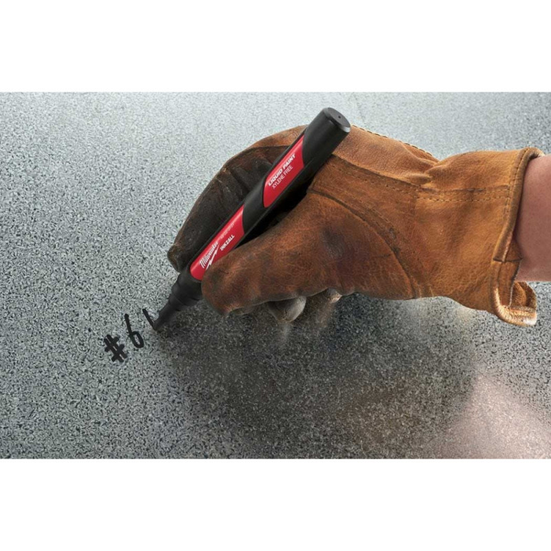Milwaukee InkZAll LP Waterproof Marker, UV, Black (48223731)