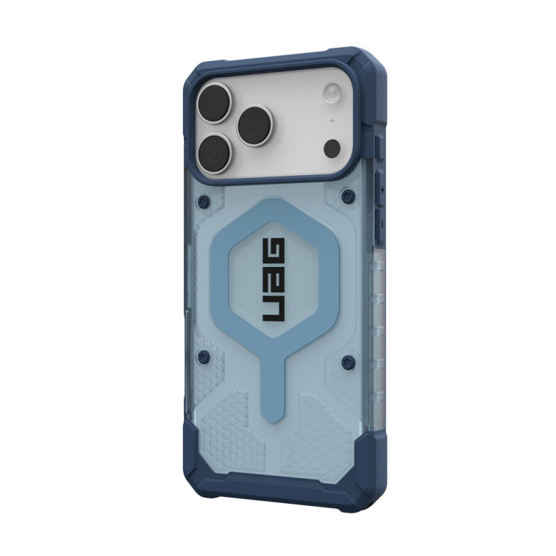 UAG Чохол+ремінець UAG для iPhone 17 Pro Max, Pathfinder Clear MagSafe Bundle, Blues Lanyard (1145521BV03)