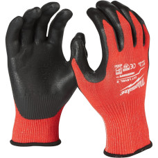 Milwaukee nitrile coated work gloves, smartswipe, size 9/L, black (4932471421)