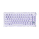 GravaStar Mechanical keyboard GravaStar Mercury K1 80keys, GravaStar x Kailh Cheery Pink, EN, BT/WL/USB, Lavender Purple (GSK1_PL)