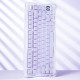 GravaStar Mechanical keyboard GravaStar Mercury K1 80keys, GravaStar x Kailh Cheery Pink, EN, BT/WL/USB, Lavender Purple (GSK1_PL)