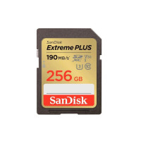 Карта памяти SanDisk 256GB SD class 10 UHS-I Extreme PLUS (SDSDXWV-256G-GNCIN)