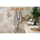 ARDESTO Terry towel set Holiday 2 pcs., 50х90cm, 70х140cm, 100% cotton, silver (ART2557SV)