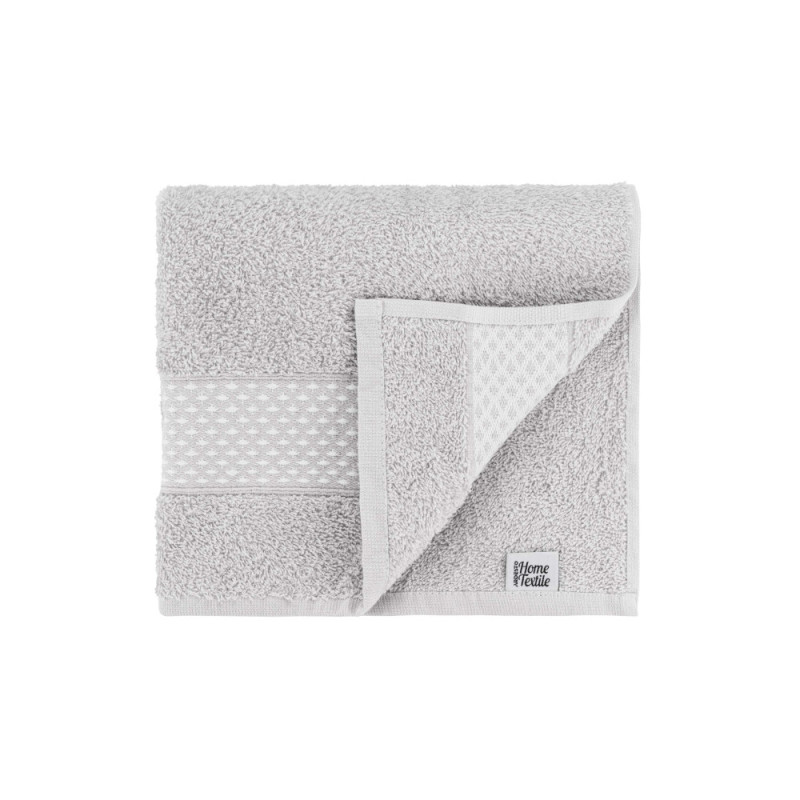 ARDESTO Terry towel set Holiday 2 pcs., 50х90cm, 70х140cm, 100% cotton, silver (ART2557SV)