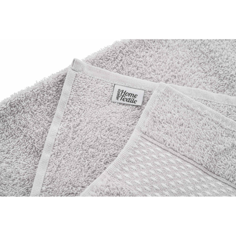 ARDESTO Terry towel set Holiday 2 pcs., 50х90cm, 70х140cm, 100% cotton, silver (ART2557SV)