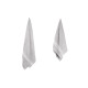 ARDESTO Terry towel set Holiday 2 pcs., 50х90cm, 70х140cm, 100% cotton, silver (ART2557SV)