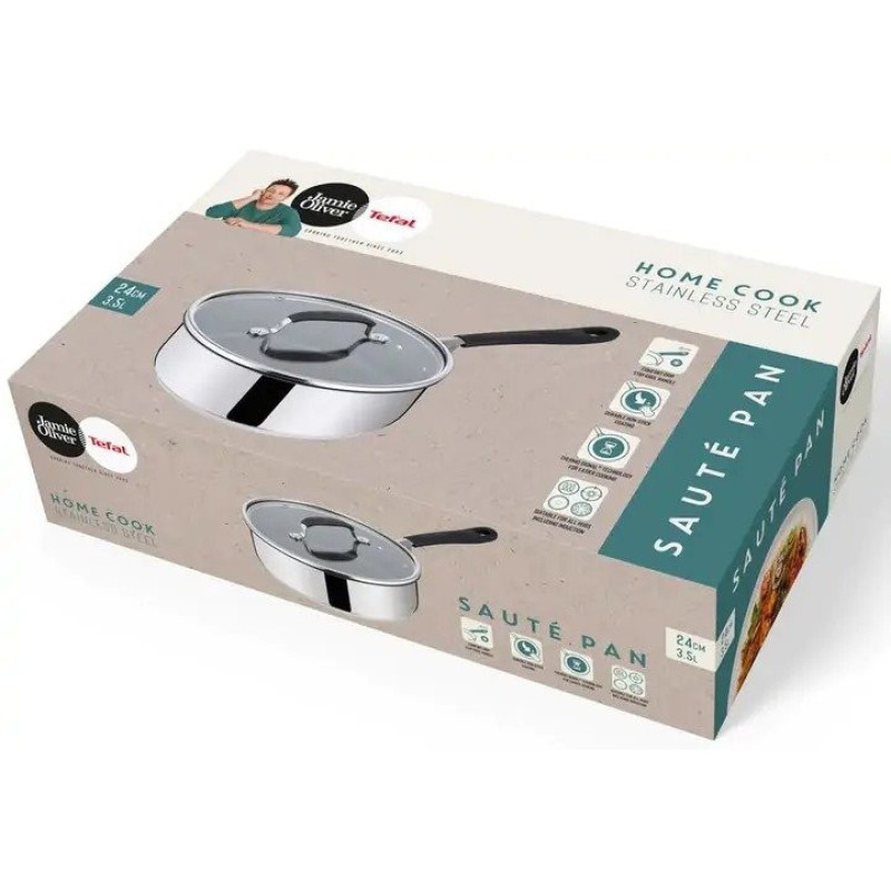 Tefal Jamie Oliver Home Cook, 24 cm, 3.5 l (E3033275)