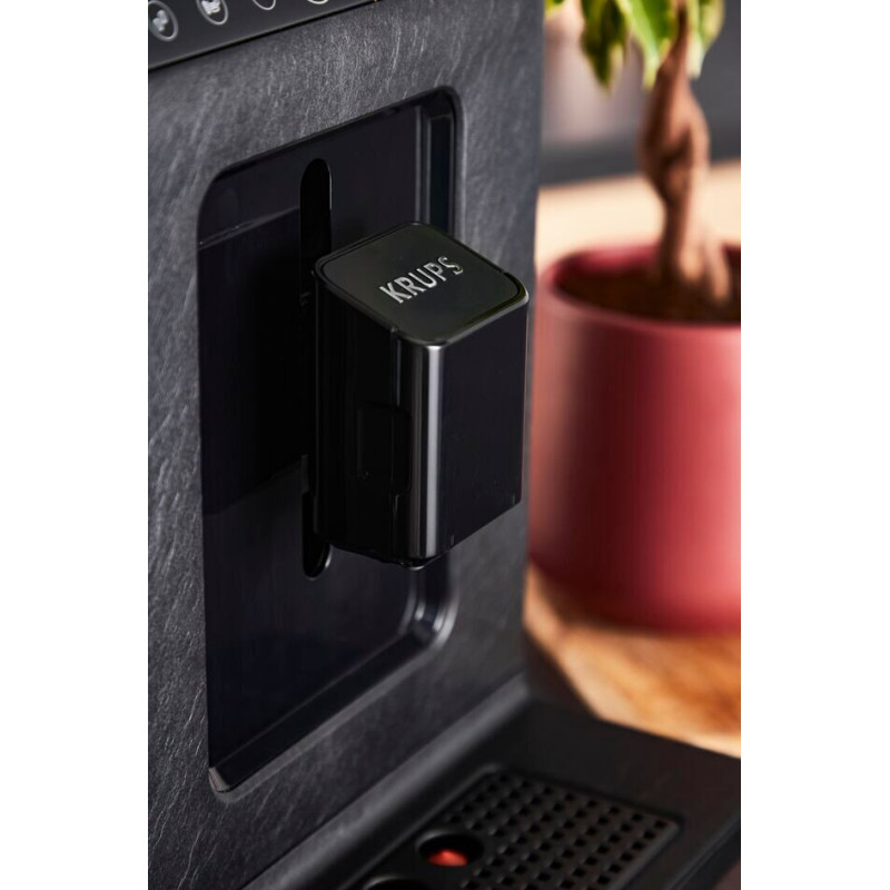 Krups Coffee machine Evidence Eco-Design, 2.3L, auto capuchino maker, auto recipe-6, touch control, black (EA897B10)