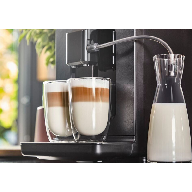 Krups Coffee machine Evidence Eco-Design, 2.3L, auto capuchino maker, auto recipe-6, touch control, black (EA897B10)