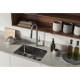 Deante Kitchen set Olfato steel sink ZPO_D10B + tap BQO_D72M, titanium (ZPOED10B)